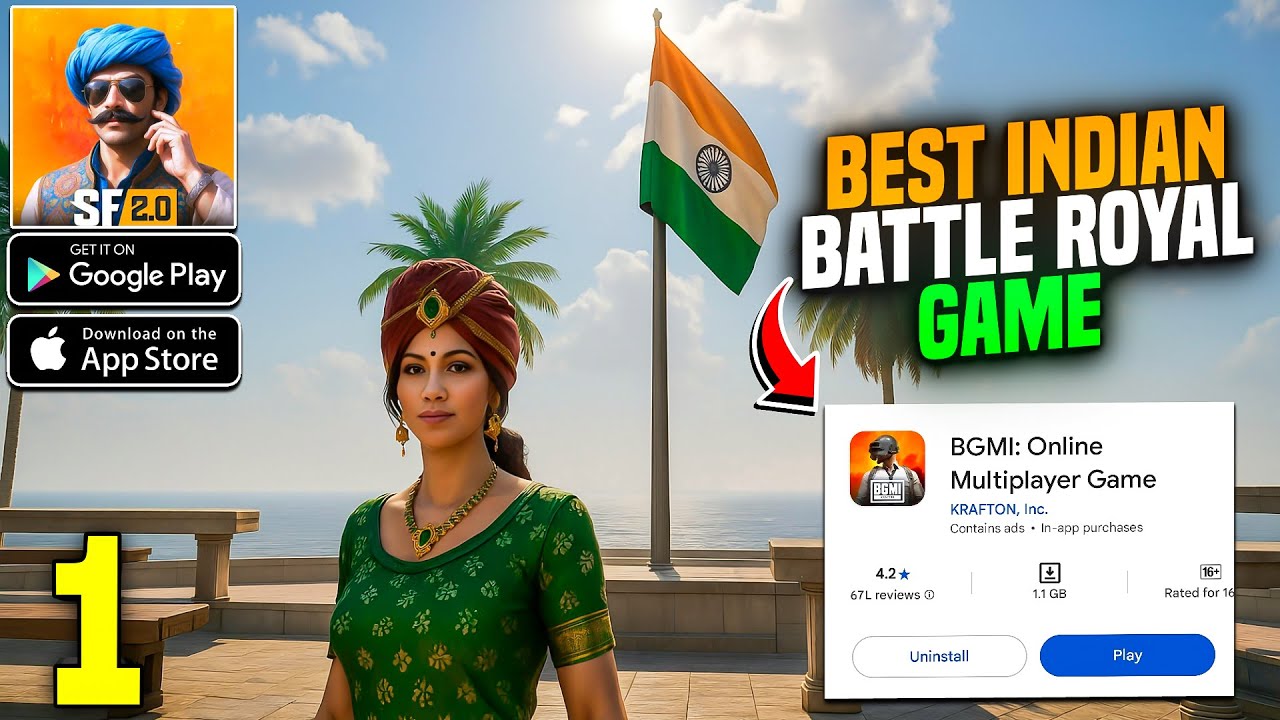 🎮 ScarFall 2.0 Alpha Gameplay | INSANE Indian Battle Royale Game with Next-Level Graphics! 🇮🇳🔥