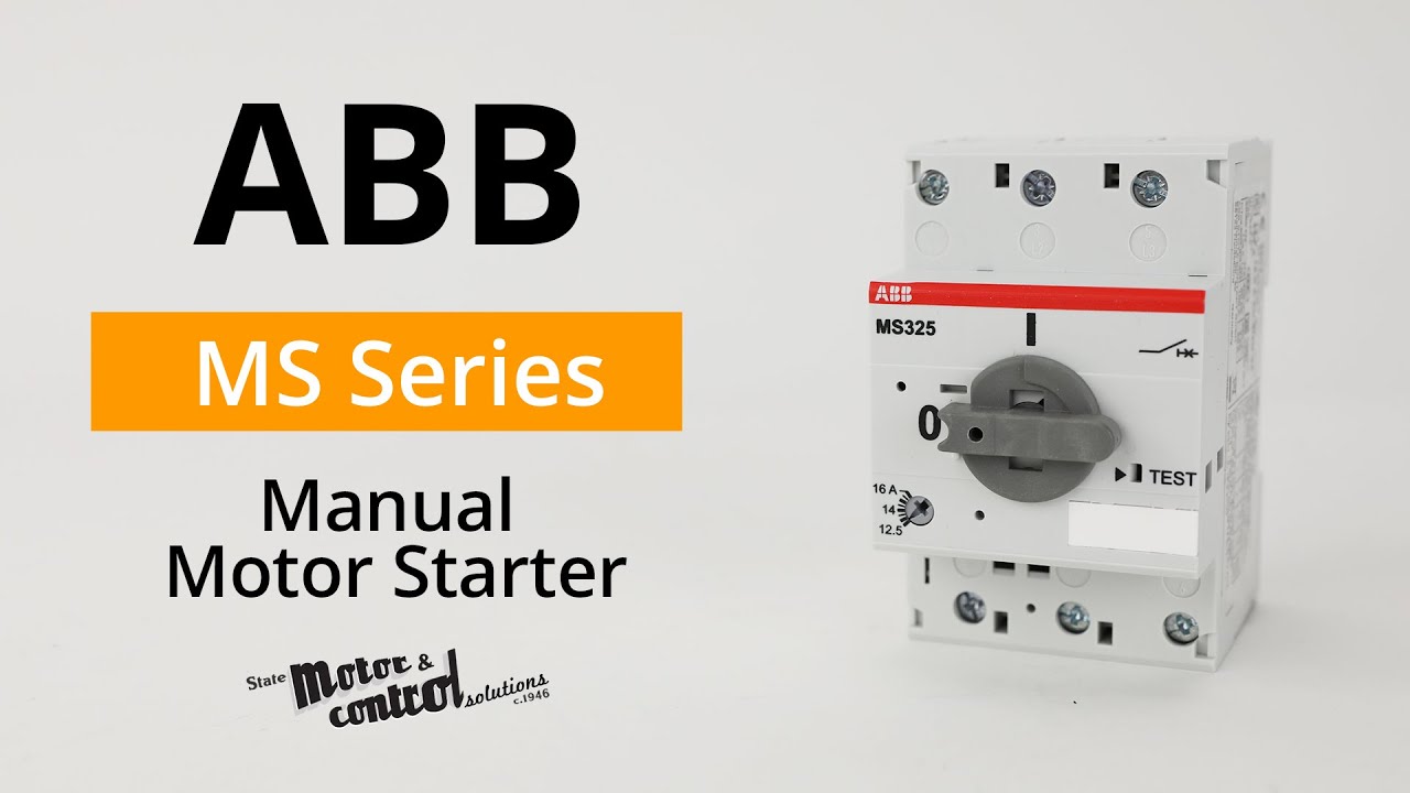 ABB MS325-16E Manual Motor Starter - MS Series