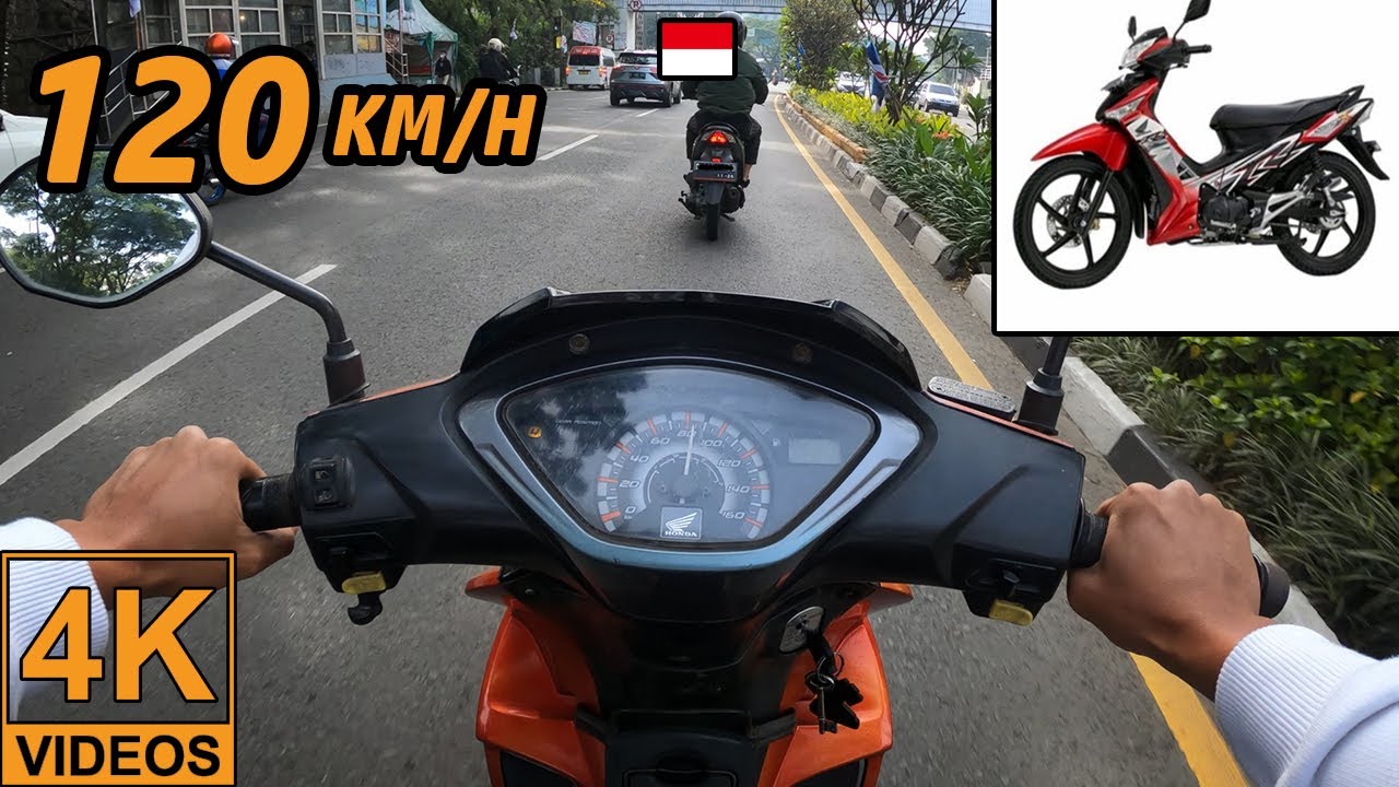 4K | TOP SPEED SUPRA X 125 2010 | setelah pemakaian 12 tahun