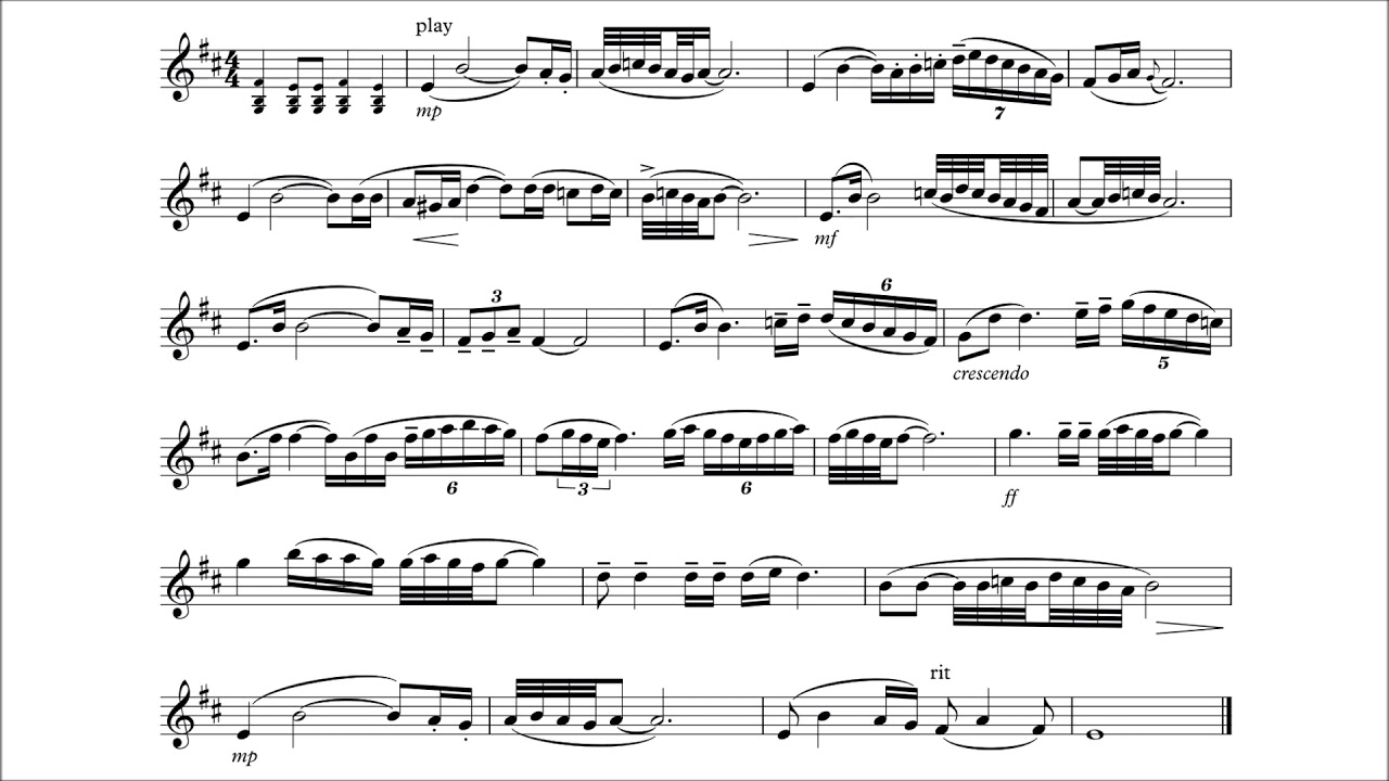 Trumpet Play-Along - Morricone A Fistful of Dollars (trumpet) - Per un pugno di dollari