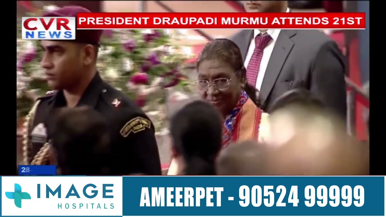 President Droupadi Murmu Graces the 21st Convocation of NALSAR University of Law in Hyderabad | CVR