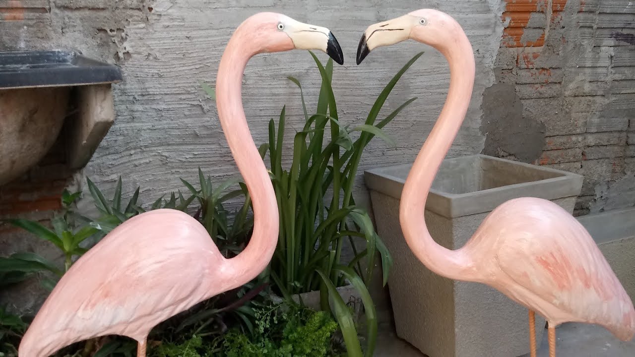 flamingos de cimento, vejam só essas dicas para ter um bom acabamento