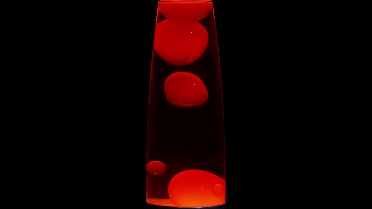 [12 HOURS] Radiant Red Lava Lamp Bliss – Visual Therapy for Calm & Serenity