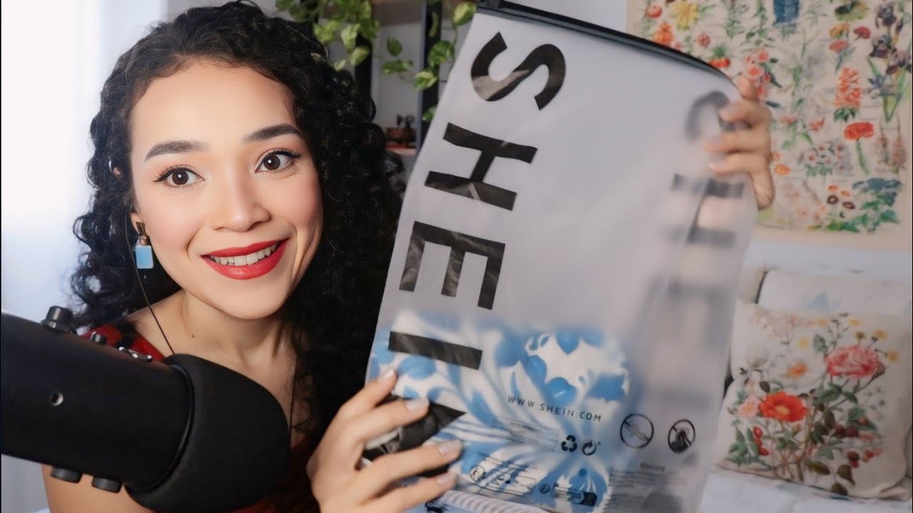 ASMR Mostrando Compras com voz suave e sussurros [11.11 da SHEIN] 🛍😴💤