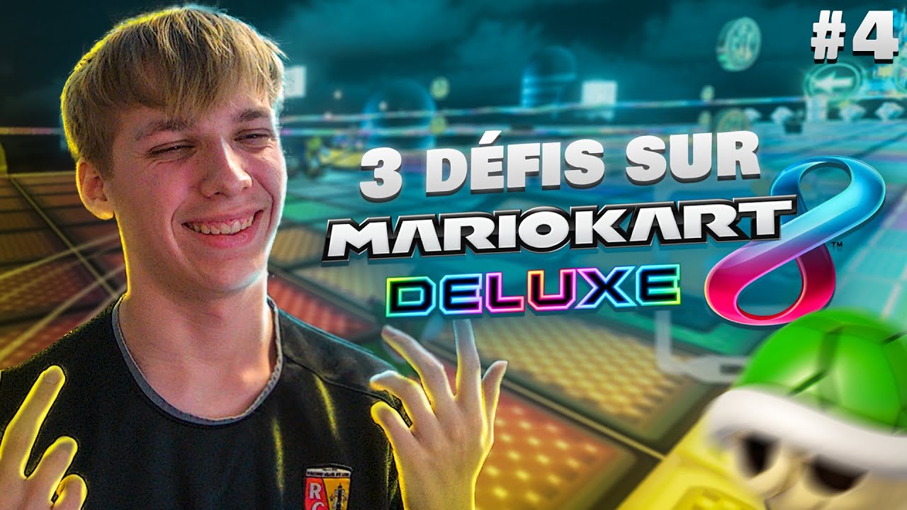3 défis en une vidéo sur Mario Kart 8 Deluxe ! #4 (c'était ez mdrrr)