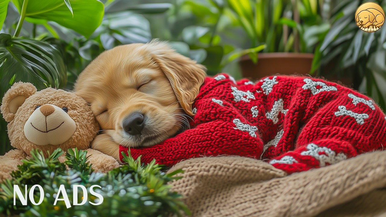12 HOURS Relaxing Dog Music 🐶🌸 Smooth Quiet Atmosphere 🎶 Ideal for Calm Moments 💤 No Ads