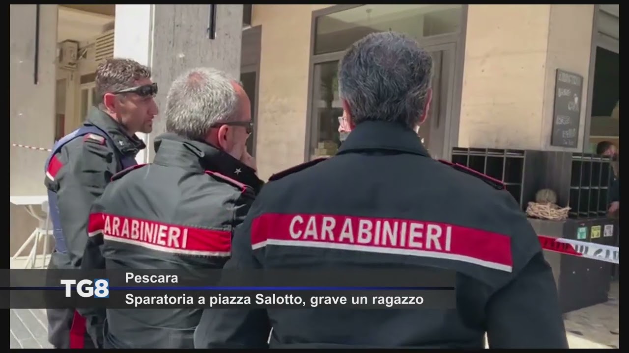 Pescara: sparatoria a piazza Salotto, grave un ragazzo