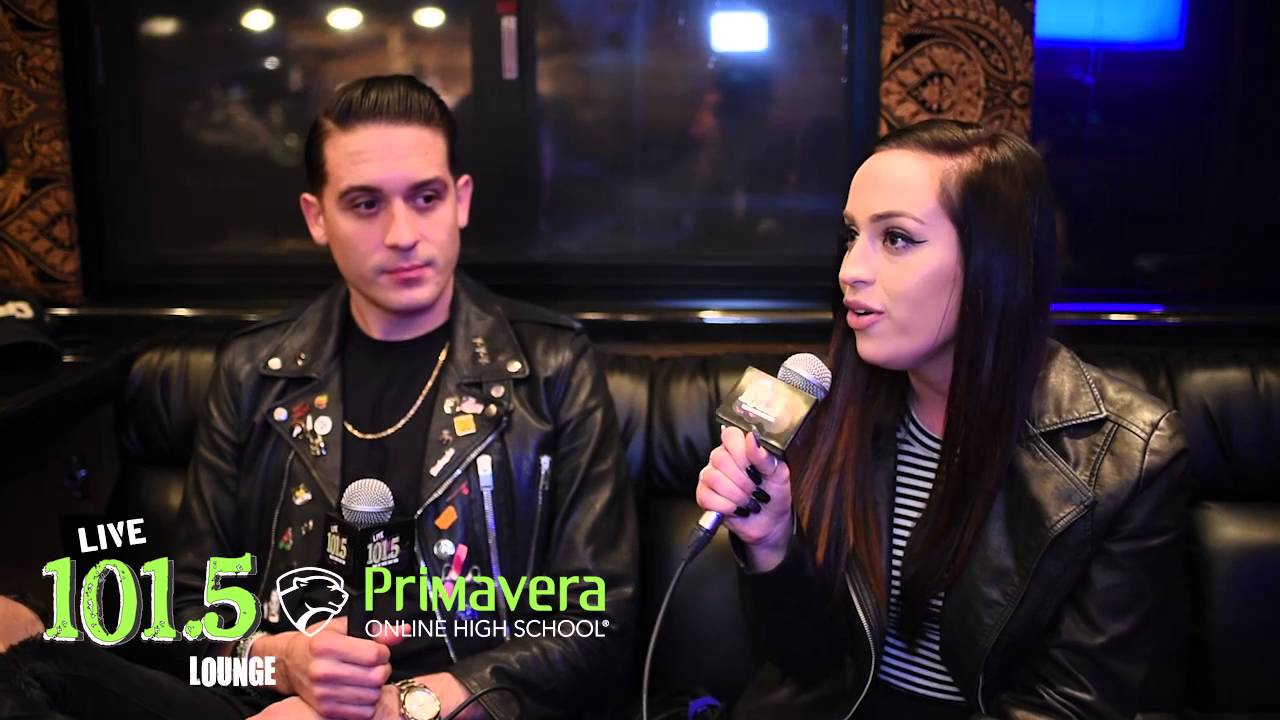 G-Eazy Backstage with Kimmie Caruba
