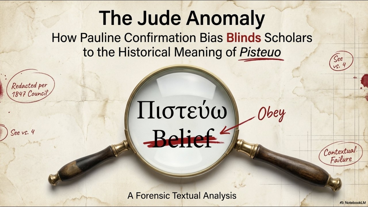 Jude Destroys Translators&rsquo; Confirmation Bias that Pisteuo means 