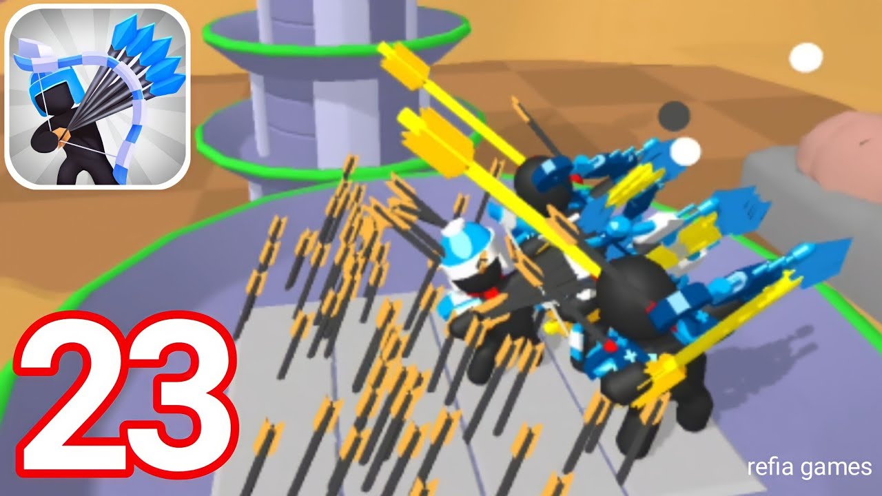 Merge Archers : Castle Defense - Gameplay Walkthrough Part 23 Merge ( iOS, Android )