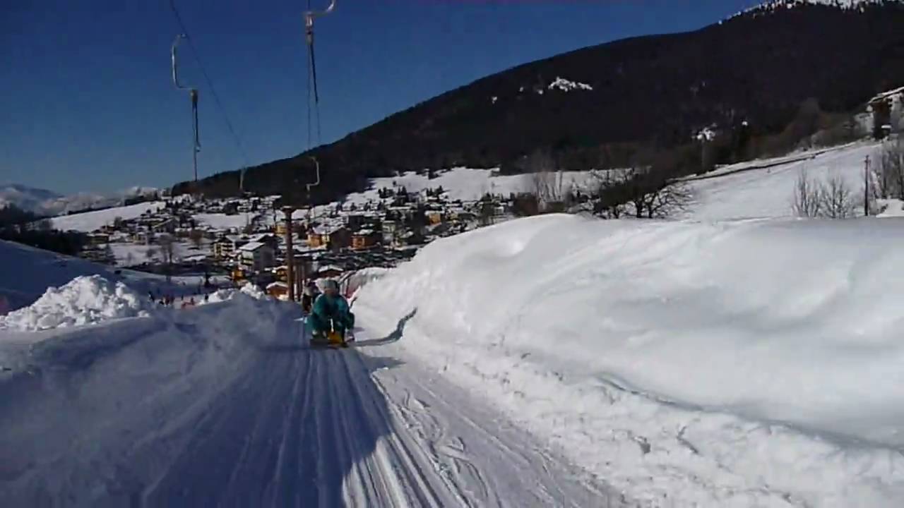 In Slittino, Folgaria
