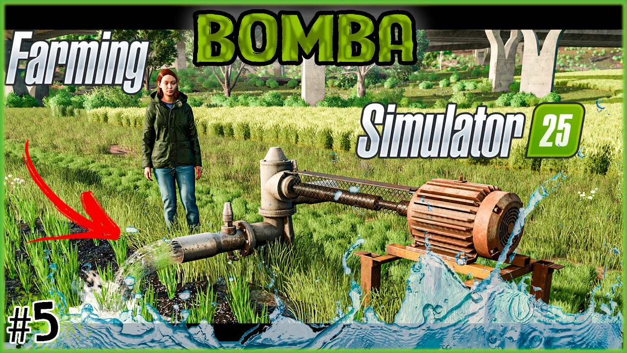 Como criar um campo de arroz - Farming Simulator 25   FS 25