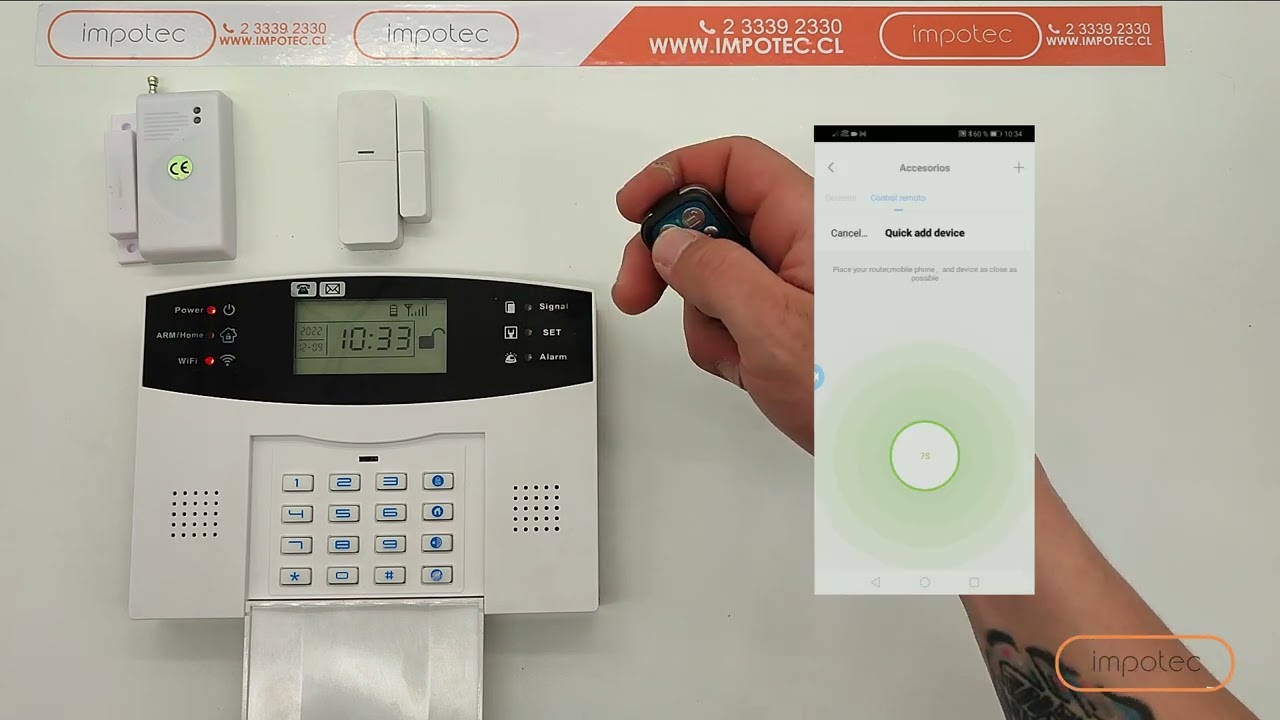 Alarma GSM WiFi TuyaSmart IMPOTEC