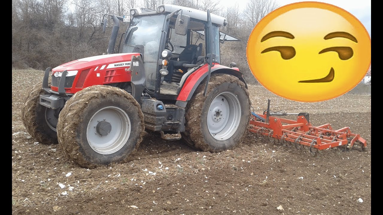 Gülle 2018 - Einarbeiten für die Sommergerste - Massey Ferguson 5613 5m Hatzenbichler [Cabview]