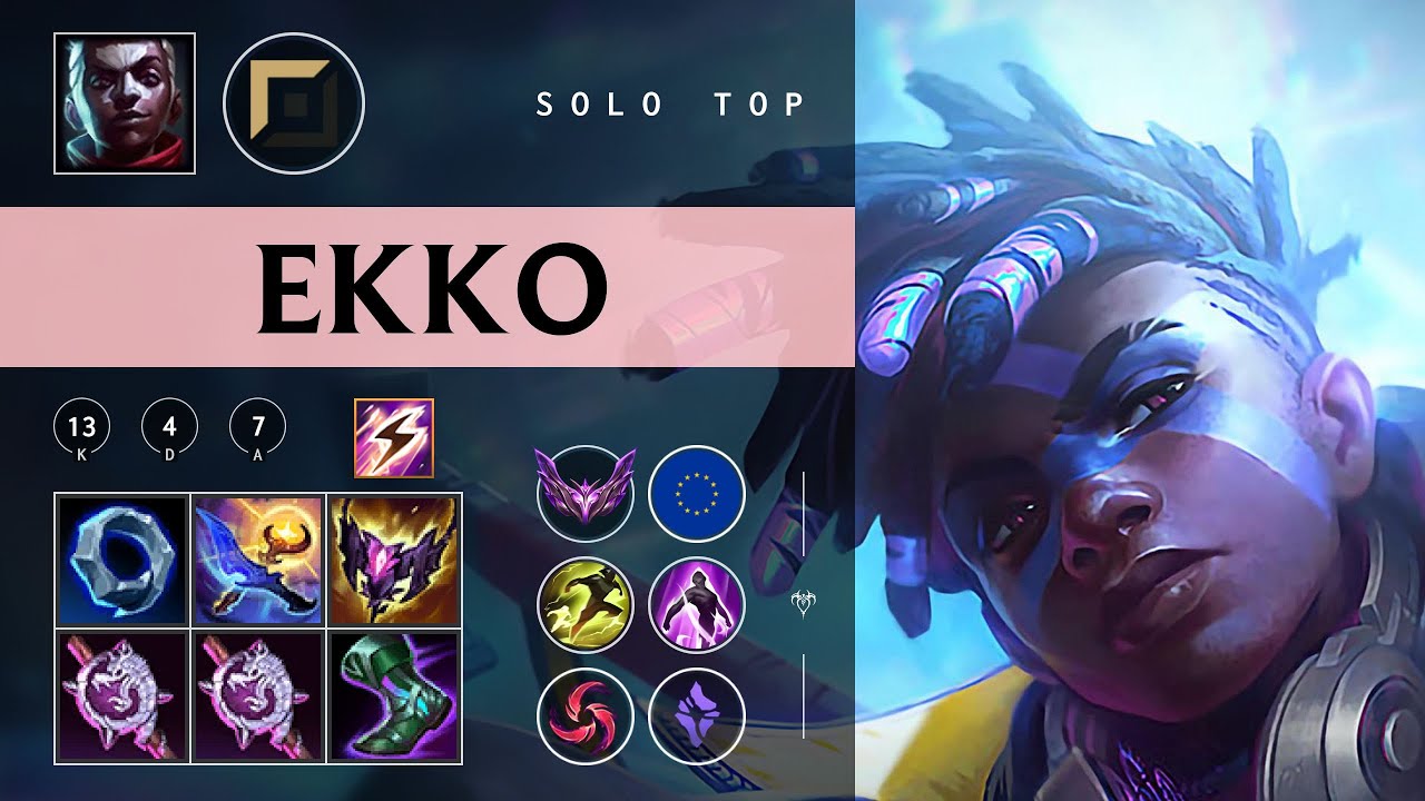 Ekko Top vs Olaf - EUW Master Patch 26.01