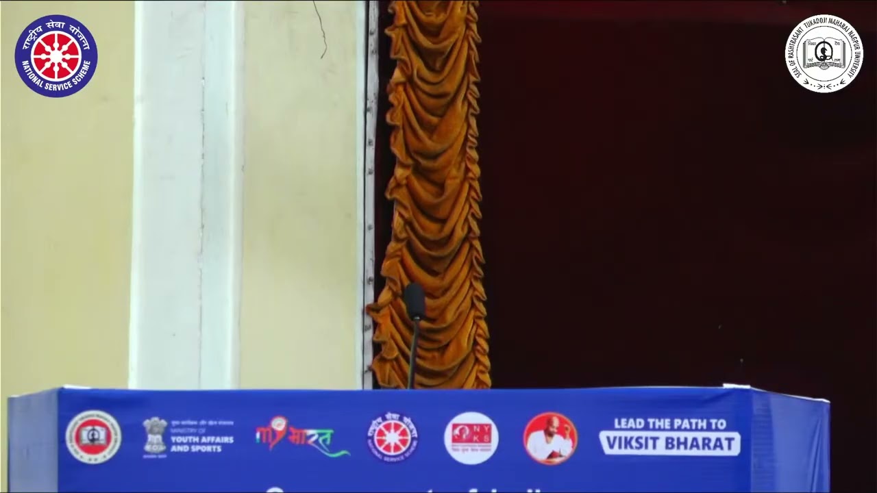 🔴LIVE Youth Parliament NSS RTM Nagpur University