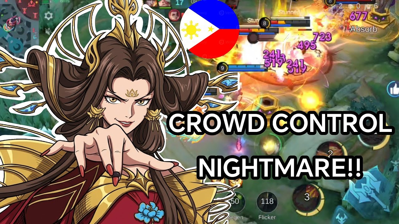 CROWD CONTROL NIGHTMARE!! Zetian Gameplay Mobile Legends Bang Bang MLBB