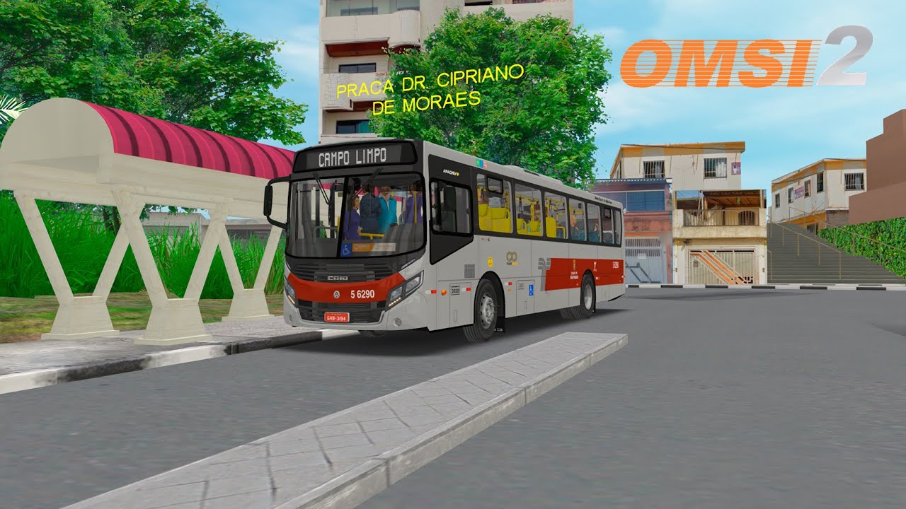 [OMSI 2] Parte 1 Linha 809L-10 Lapa → Campo Limpo | Apache VIP IV VW 17.230 | SP Zona Oeste V1
