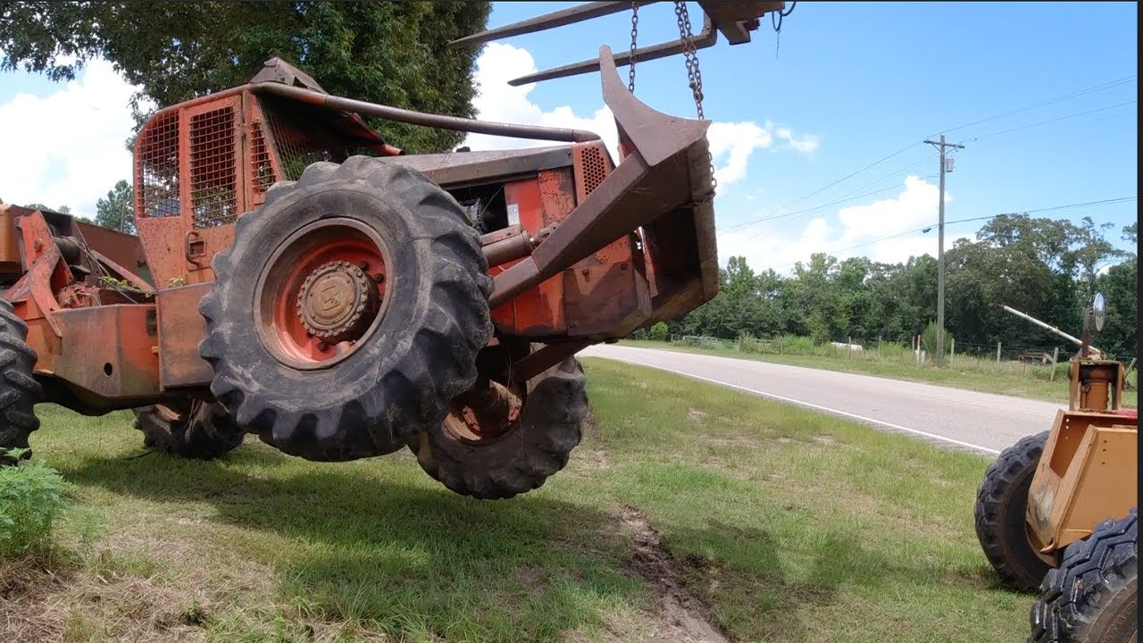 Moving the TIMBERJACK SKIDDER To Get the Engine Out!
