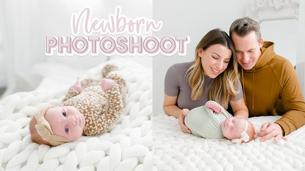NEWBORN PHOTOSHOOT | Day In The Life Vlog