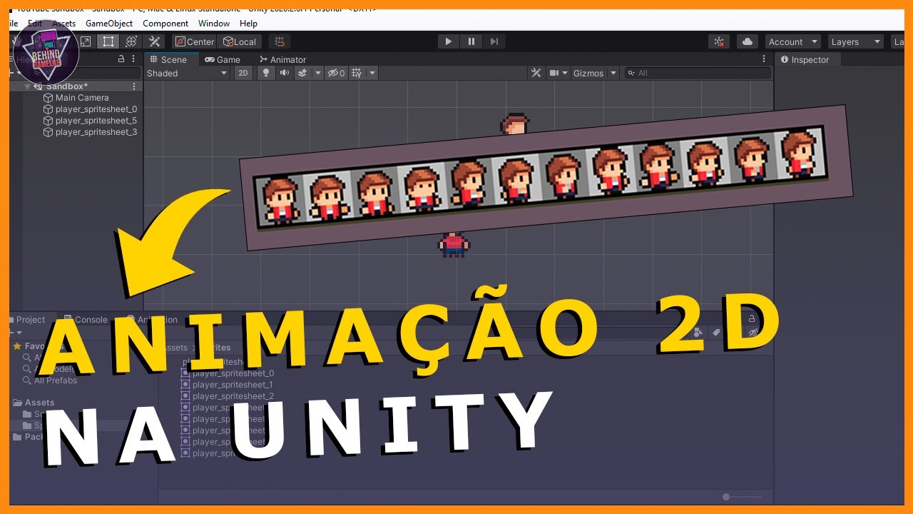 Animação 2D na UNITY | Tutorial