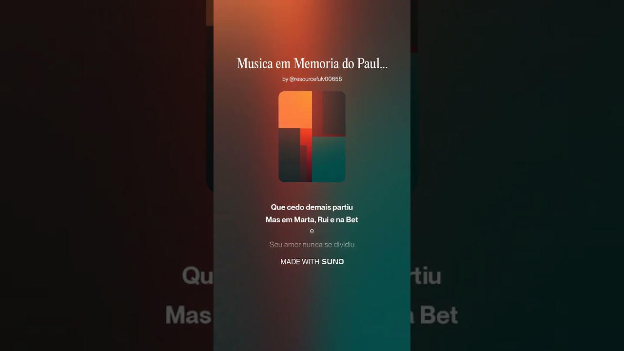 Musica em Memoria do Paulo Feijão-Ruães-Braga- DJ BOFIA