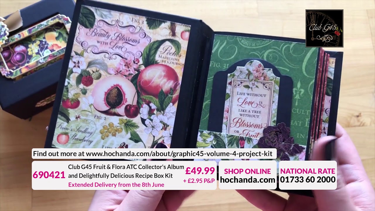Club G45 - Graphic 45 Vol 4 - Fruit & Flora Collection - Hochanda