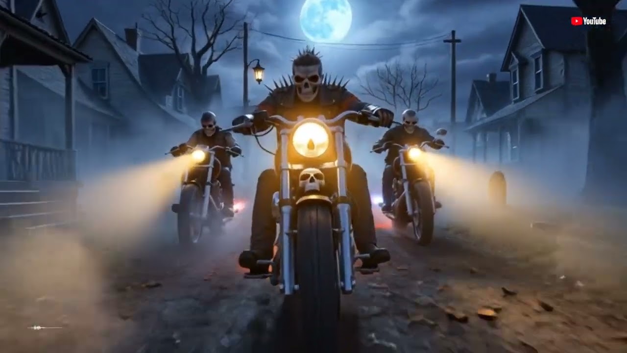 Outlaw Skull Anthem 🔥 Rebel Riders of the Night