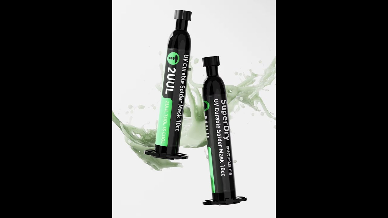 2UUL SC55 SuperDry Tinta para máscara de solda curável por UV 10cc #conserta #99fix