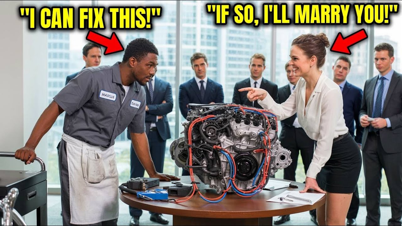 Female CEO Mocked a Black Mechanic: &ldquo;Fix This Engine and I&rsquo;ll Marry You&rdquo; &mdash; Then He Did