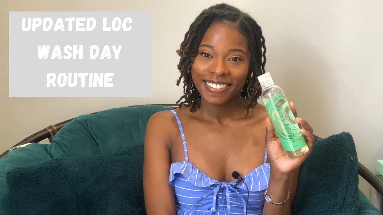 UPDATED LOC WASH DAY ROUTINE |Kinky Curly Come Clean Shampoo Review #loccare #washdayroutine