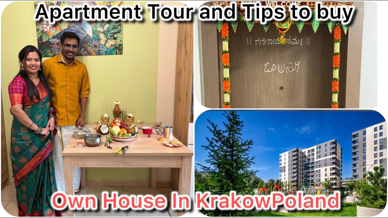 My Own Apartment Home Tour In Krakow 🇵🇱🏡 || Living in Poland & Buying Property as a Foreigner ||