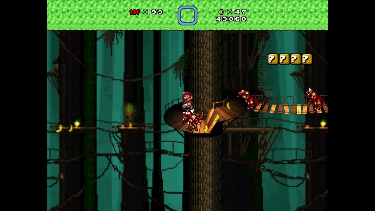 SMBX2 - Super Mario Meets Donkey Kong   Trees Run