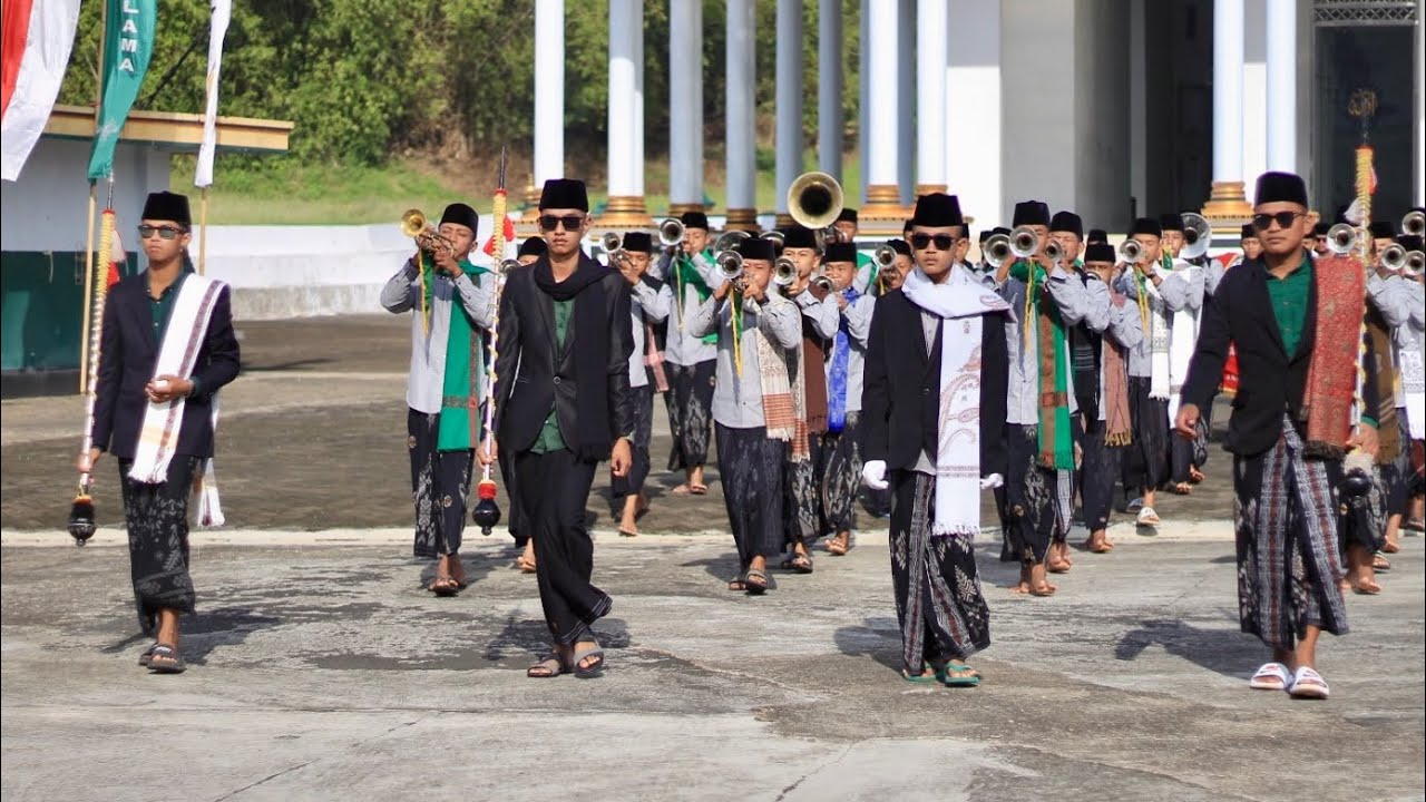 DRUMBAND GP ANSOR AL MUHAJIRIN,MEMPERINGATI HARI SANTRI 22 Oktober 