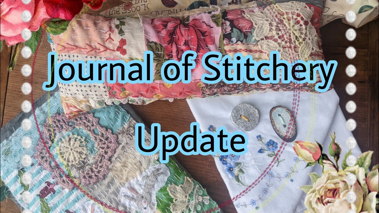 Roxy's Journal of Stitchery  - Block 1, Garden of Buttons, Pin Cushion #journalofstitchery