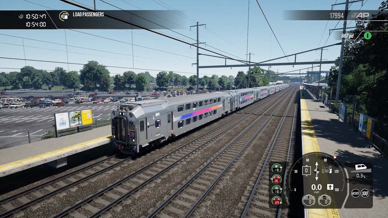 Train Sim World 3® NJ Transit Northeast Corridor Manual Lap Brake & Route Guide Part 1 (West, 3831)
