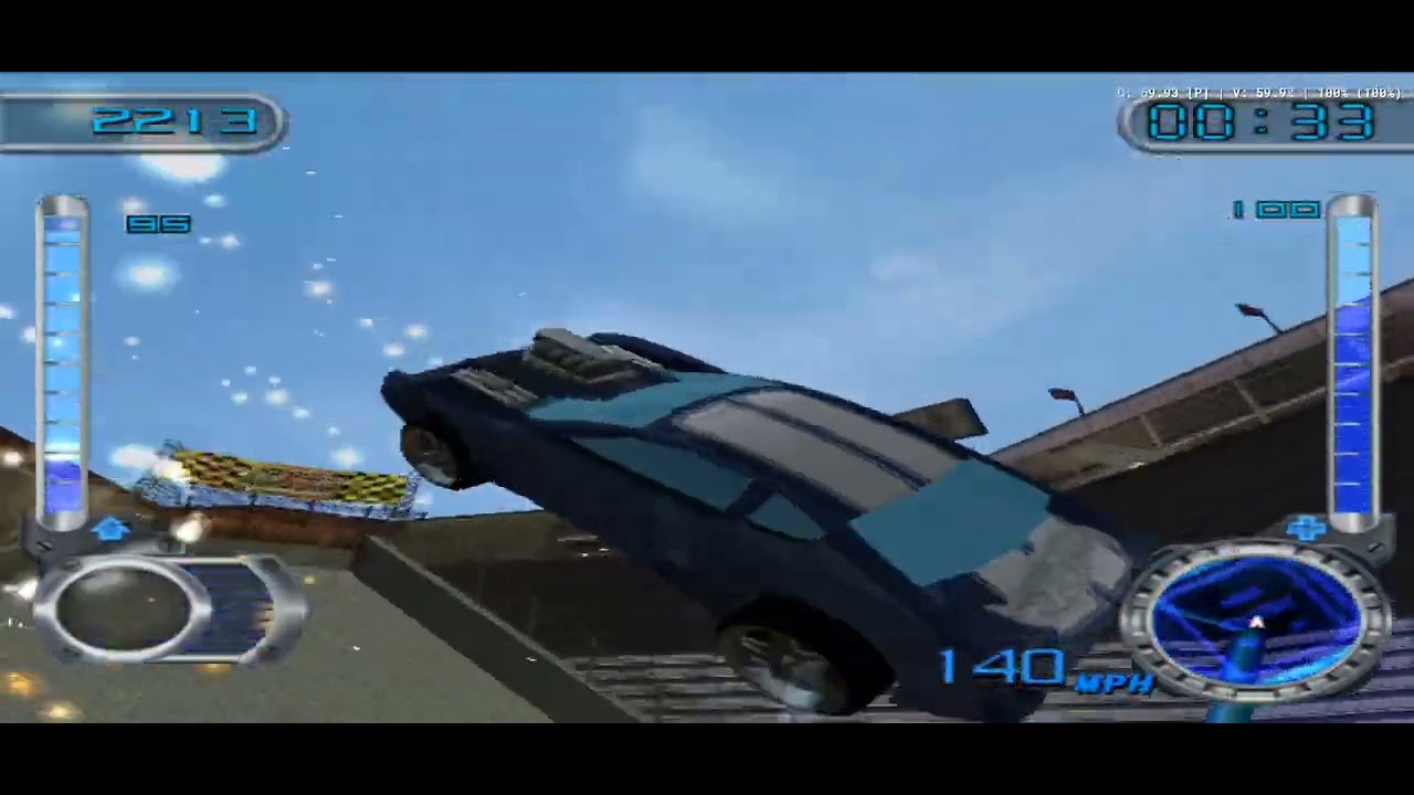 Hot Wheels: Velocity X - Challenge 8 1st Try(AetherSX2 HD)