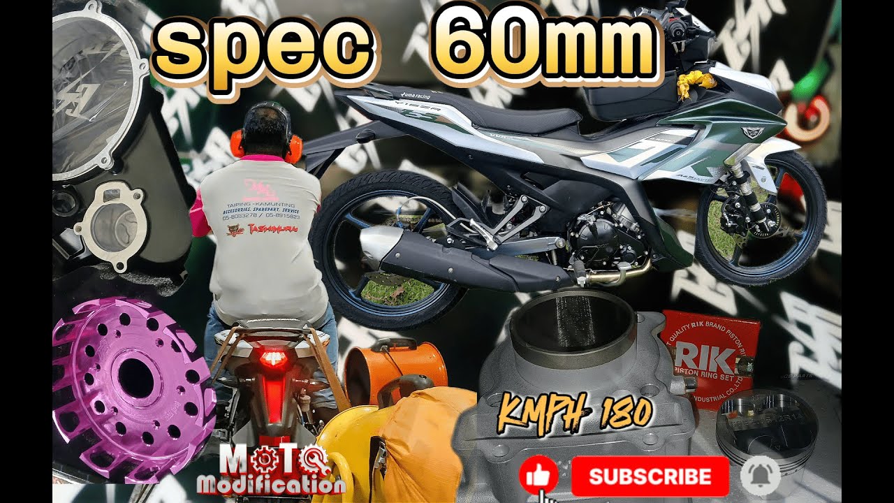 YAMAHA Y16ZR UPGARDE SPEC 60MM! ON DYNO, BLOCK ESR! 'CONVERSION KIT' HYPER CLUTHC!..