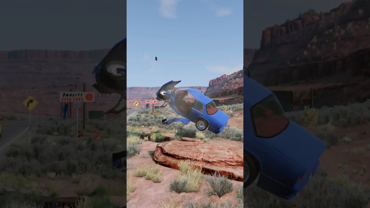 Bad Driver Causes Big Crash 