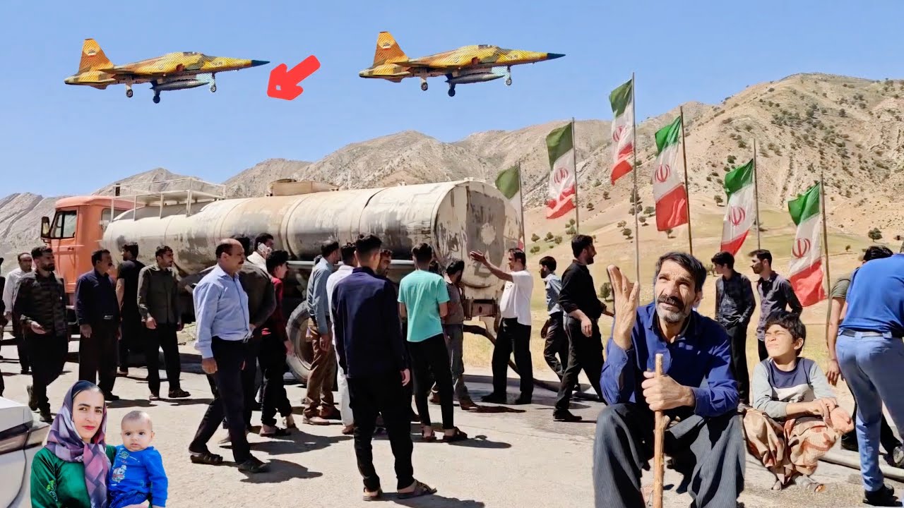 The arrival of American fighters in the sky of Iran is the fear of the Iranian people 😭