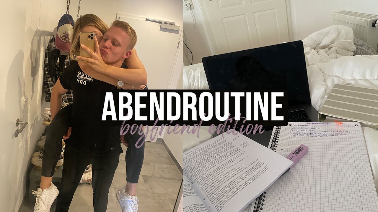 ABENDROUTINE UNTER DER WOCHE MIT MEINEM FREUND + geilstes Brownie Rezept