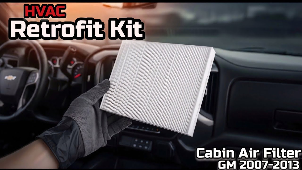 2007–13 Silverado, Sierra | Как модернизировать салонный фильтр | No Air Flow Suburban, Avalanche
