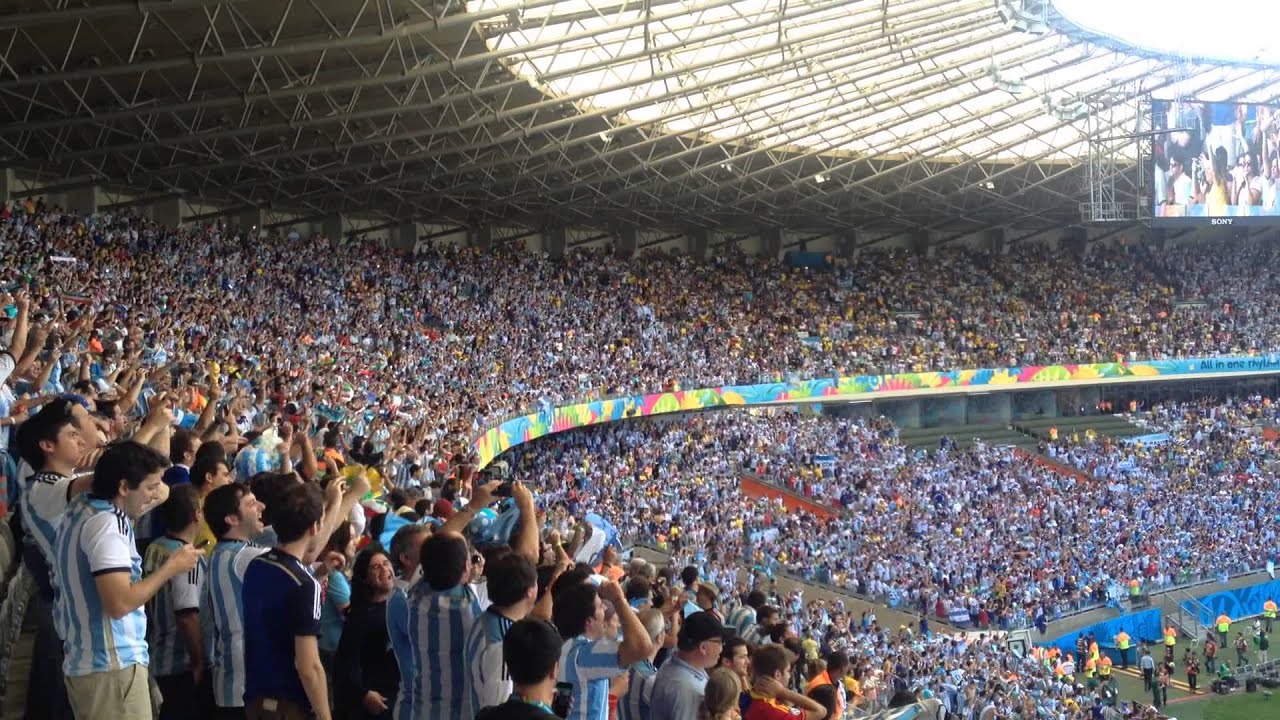 Brasil decime que se siente...   Argentina vs Irán 21 de junio de 2014. Belo Horizonte