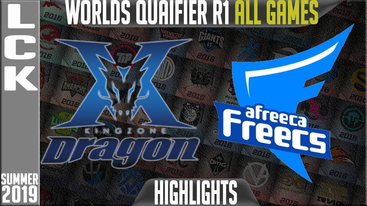 KZ vs AF Highlights ALL GAMES | LCK Summer 2019 Worlds Qualifier | King-Zone vs Afreeca Freecs