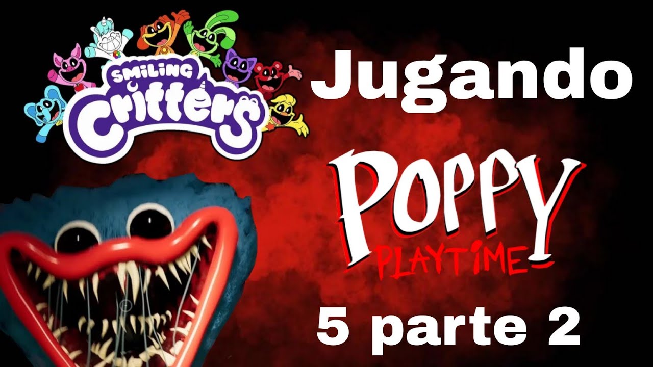 Jugando poppy playtime chapter 5 parte 2 | jugamos minijuegos y escapamos de Huggy wuggy 😰|