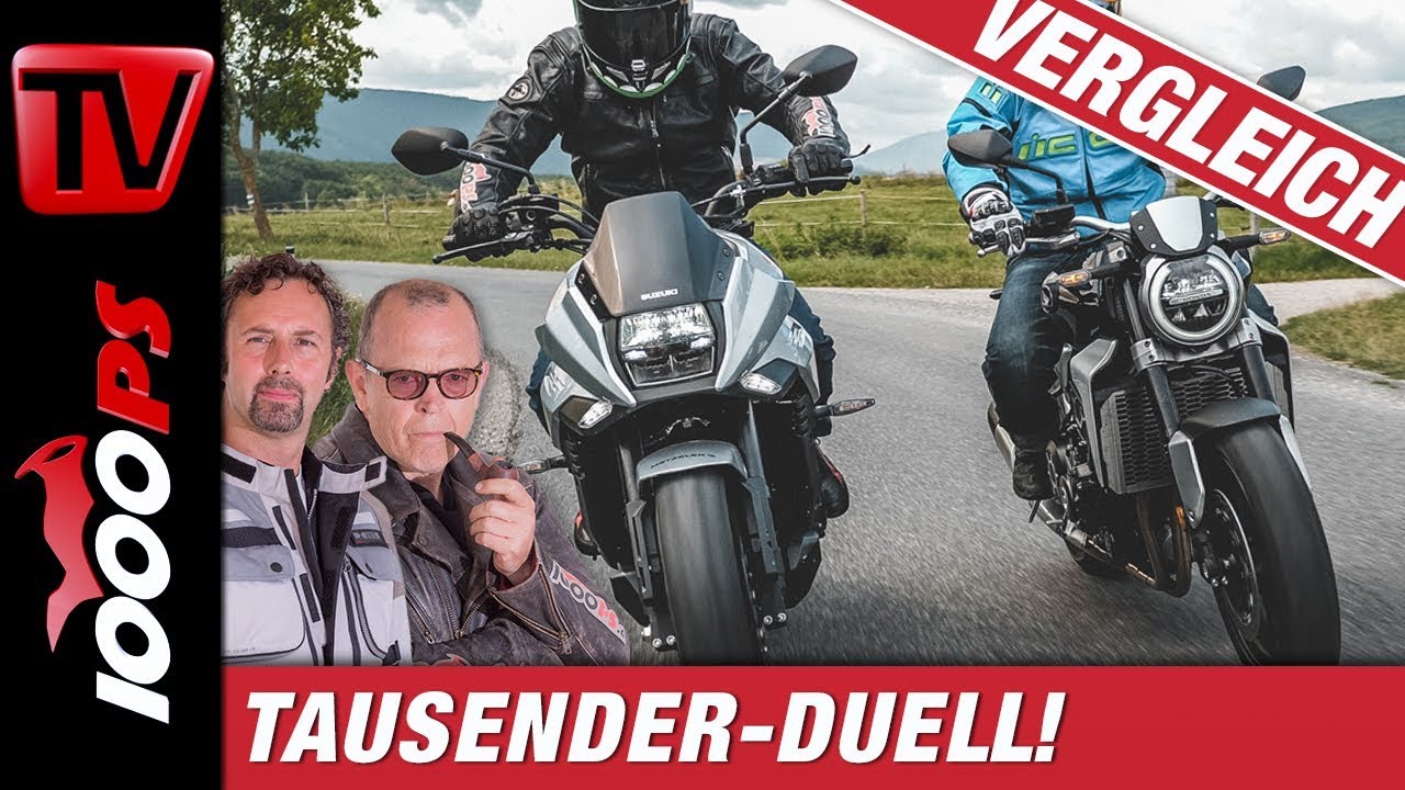 Retro-Look reloaded! Honda CB1000R vs. Suzuki GSX-S1000S Katana