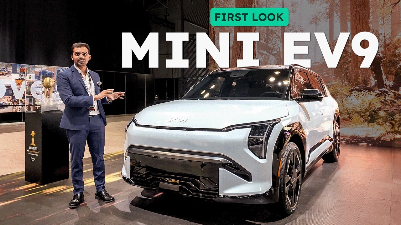 Kia EV3 2027 года | Запас хода 320 миль с зарядным портом Tesla