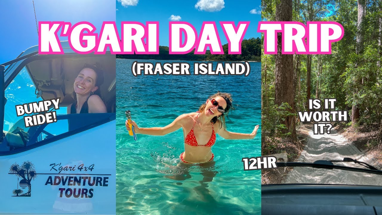Should you do a FRASER ISLAND DAY TOUR? | Vlog & Review | K'gari 12hrs