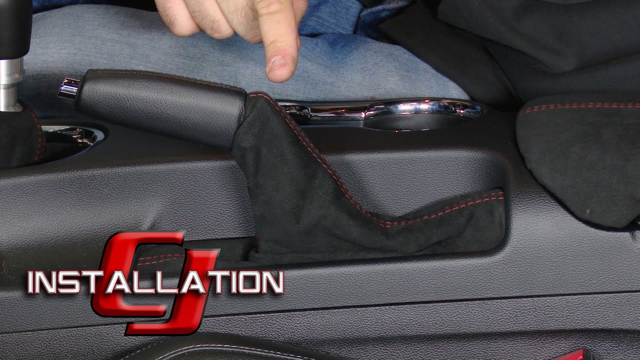 2015-2017 Mustang Alcantara Parking Brake Boot Installation