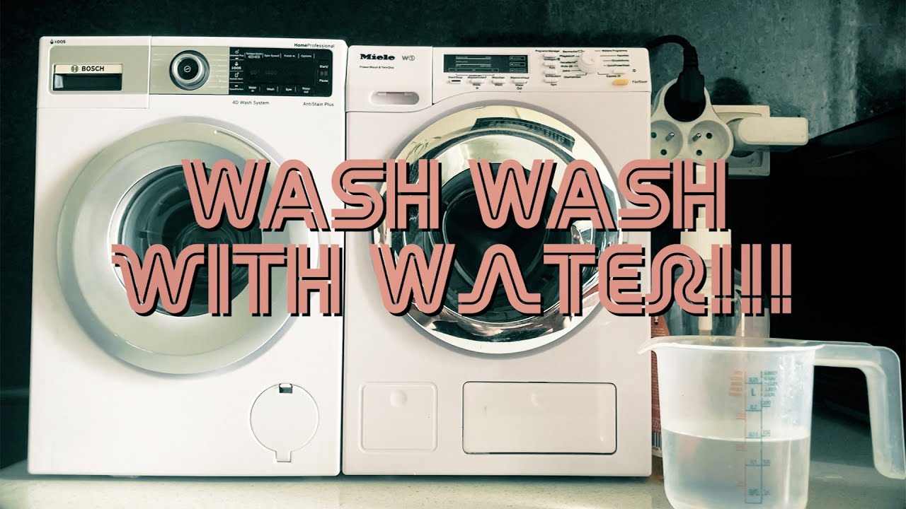 Wash Wash with Water!!! EP02 Machine à laver Toy Washing Machine Washcycle with water